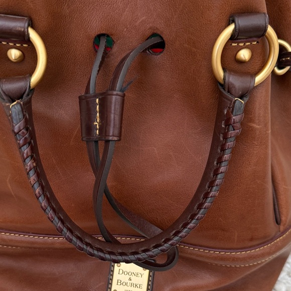 Dooney & Bourke Chestnut Leather Buckley Bag - Picture 10 of 11